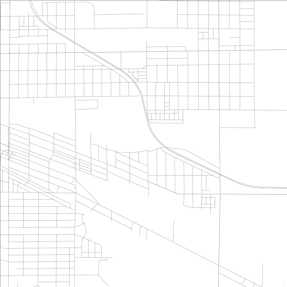 ROAD MAP OF HAMMOND, INDIANA BY MAPBAKES