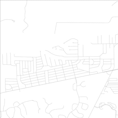 ROAD MAP OF FORT MYERS SHORES, FLORIDA BY MAPBAKES