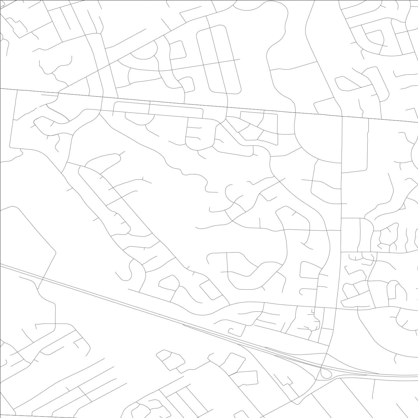 ROAD MAP OF HURSTBOURNE, KENTUCKY BY MAPBAKES