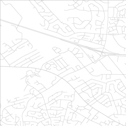 ROAD MAP OF HURSTBOURNE ACRES, KENTUCKY BY MAPBAKES