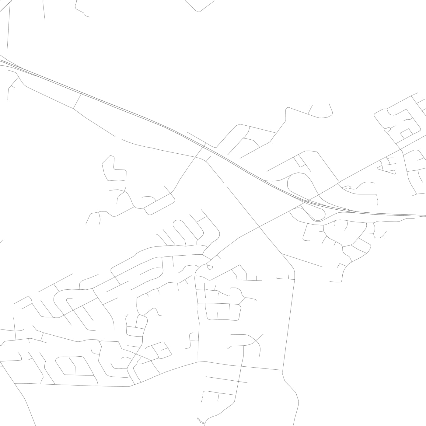 ROAD MAP OF GEORGETOWN, GEORGIA BY MAPBAKES