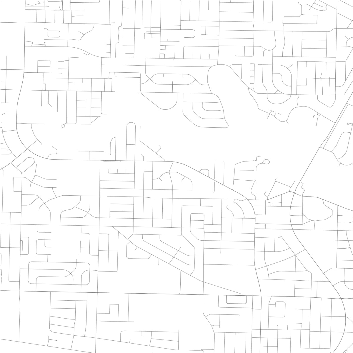 ROAD MAP OF FORT WALTON BEACH, FLORIDA BY MAPBAKES