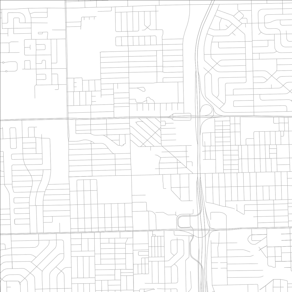 ROAD MAP OF FRANKLIN PARK, FLORIDA BY MAPBAKES