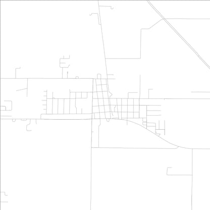 ROAD MAP OF HAUBSTADT, INDIANA BY MAPBAKES