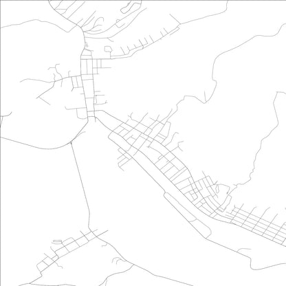 ROAD MAP OF IRVINE, KENTUCKY BY MAPBAKES