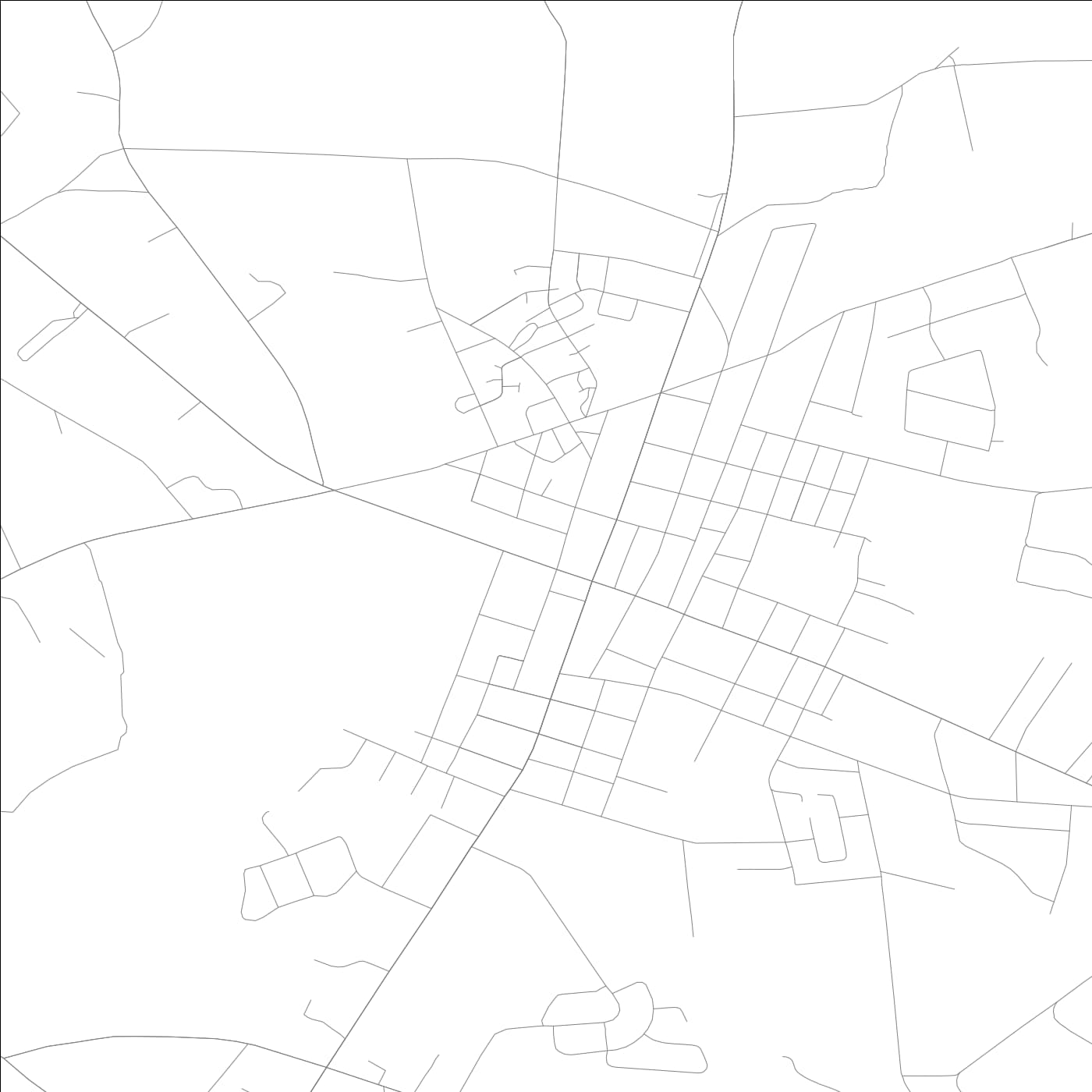 ROAD MAP OF GLENNVILLE, GEORGIA BY MAPBAKES