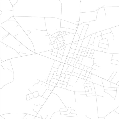 ROAD MAP OF GLENNVILLE, GEORGIA BY MAPBAKES