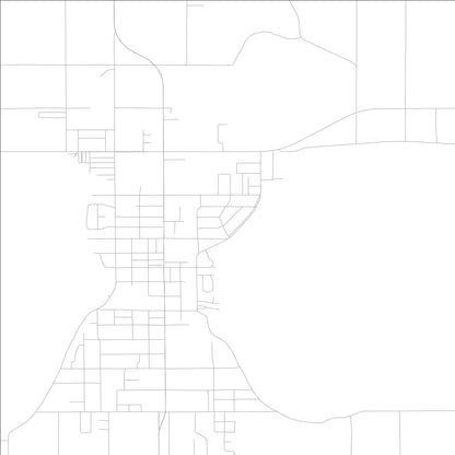 ROAD MAP OF FROSTPROOF, FLORIDA BY MAPBAKES