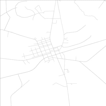 ROAD MAP OF GLENWOOD, GEORGIA BY MAPBAKES