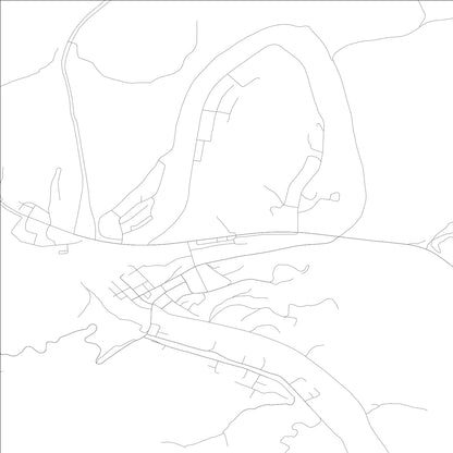 ROAD MAP OF JACKSON, KENTUCKY BY MAPBAKES