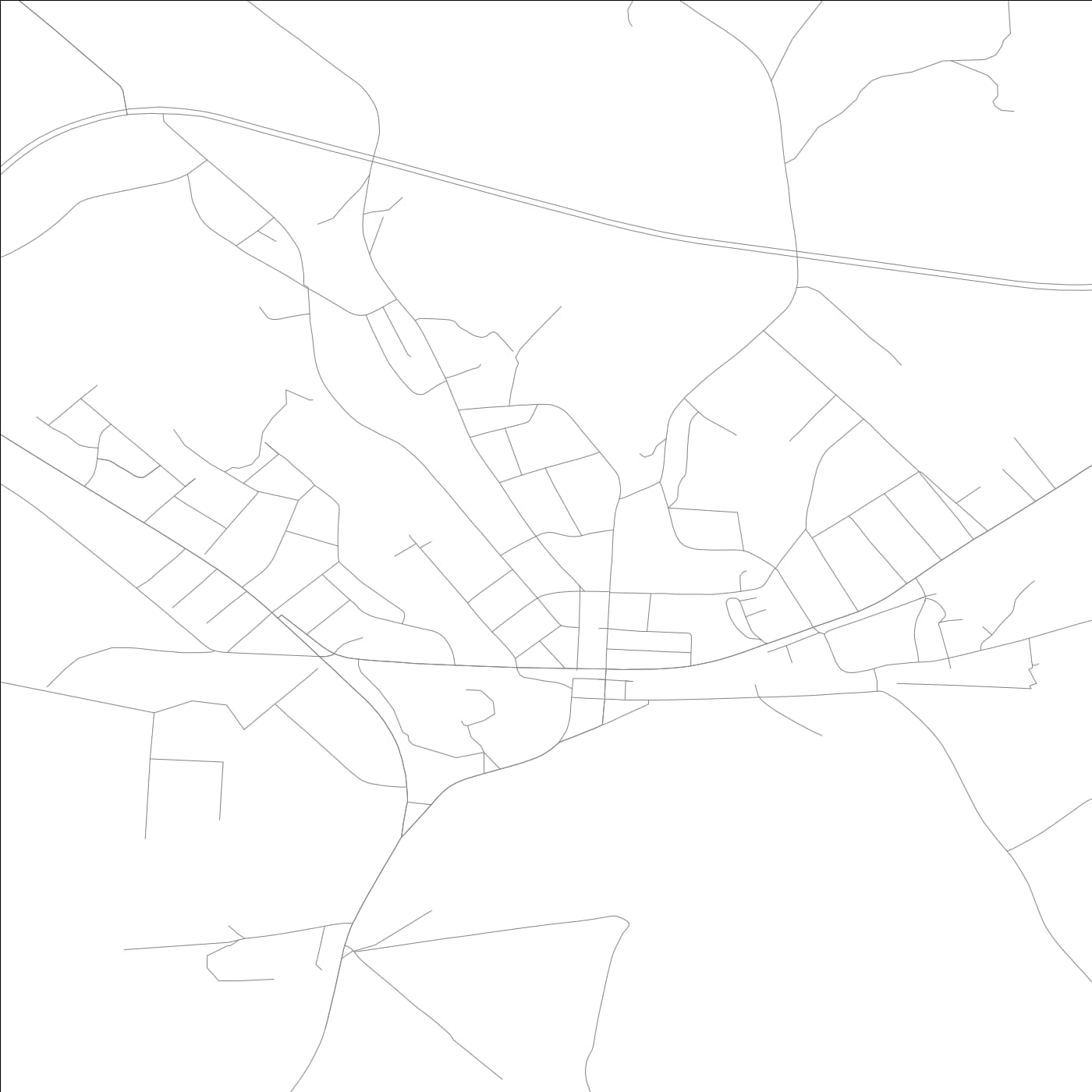 ROAD MAP OF GORDON, GEORGIA BY MAPBAKES