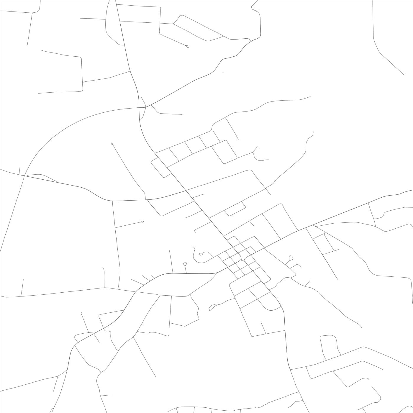 ROAD MAP OF JAMESTOWN, KENTUCKY BY MAPBAKES