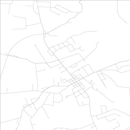 ROAD MAP OF JAMESTOWN, KENTUCKY BY MAPBAKES