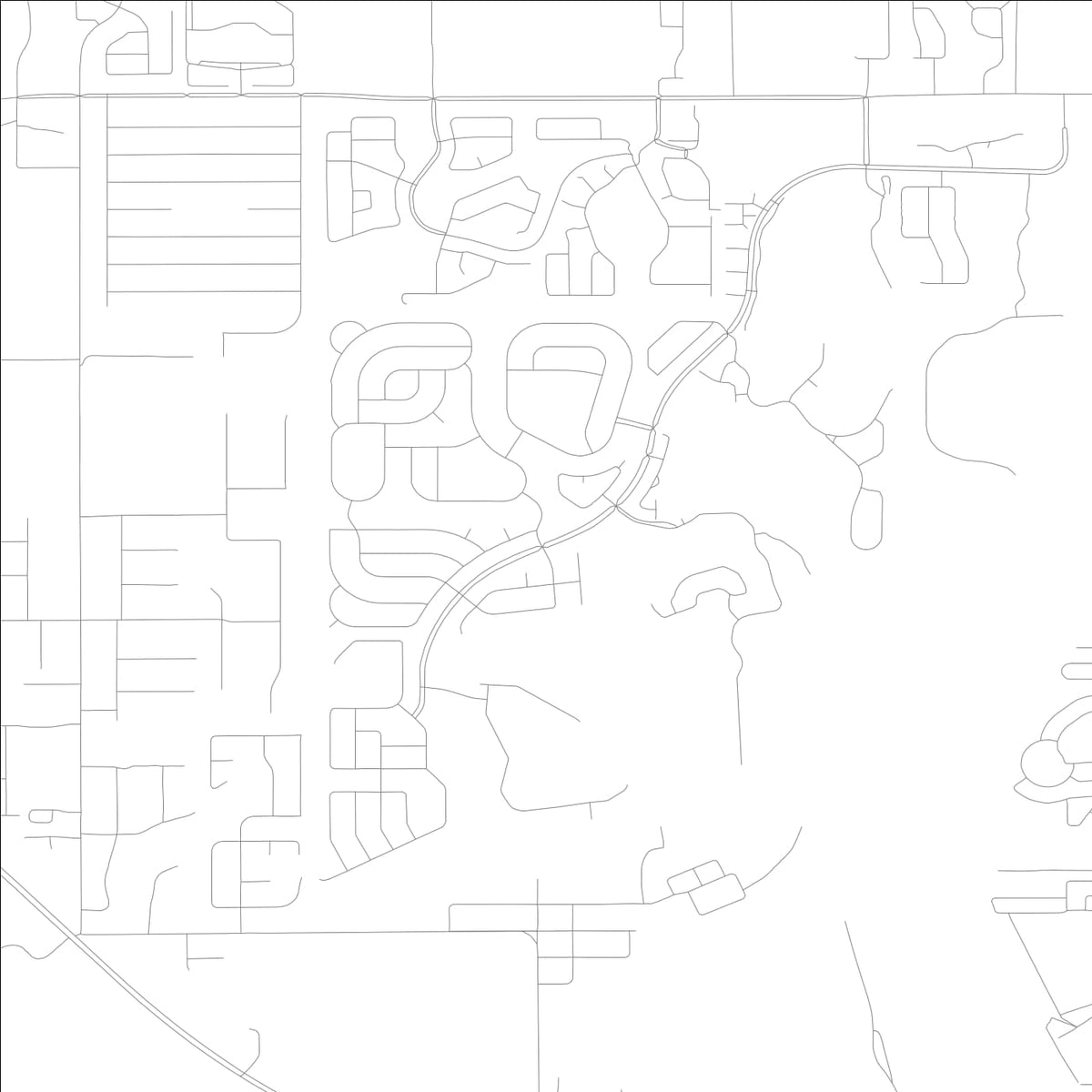 ROAD MAP OF FULLER HEIGHTS, FLORIDA BY MAPBAKES