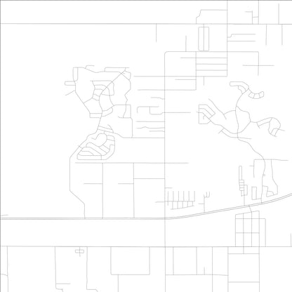 ROAD MAP OF FUSSELS CORNER, FLORIDA BY MAPBAKES