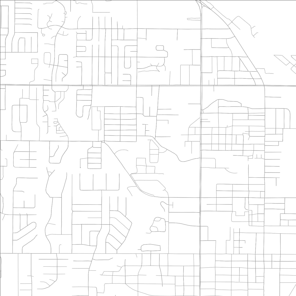 ROAD MAP OF GAINESVILLE, FLORIDA BY MAPBAKES