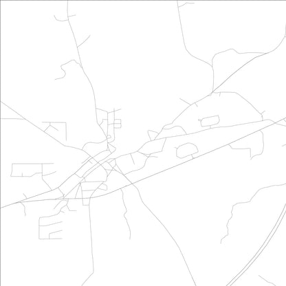 ROAD MAP OF GRANTVILLE, GEORGIA BY MAPBAKES