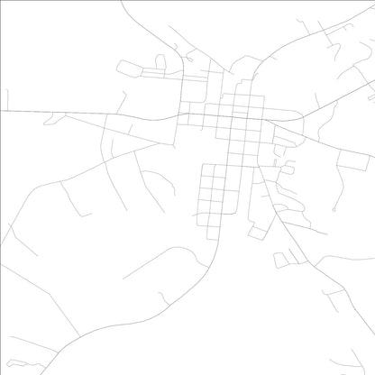 ROAD MAP OF GREENSBORO, GEORGIA BY MAPBAKES