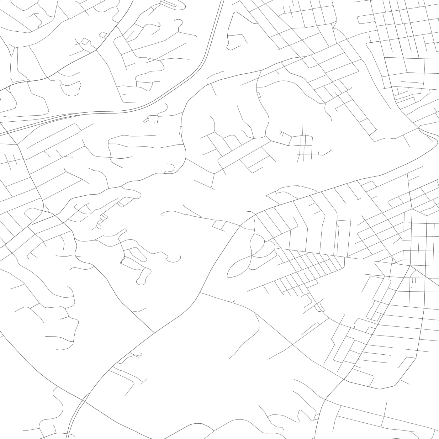 ROAD MAP OF KENTON VALE, KENTUCKY BY MAPBAKES