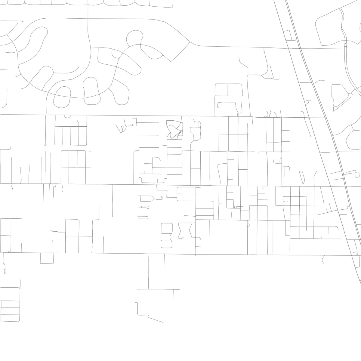 ROAD MAP OF GIFFORD, FLORIDA BY MAPBAKES