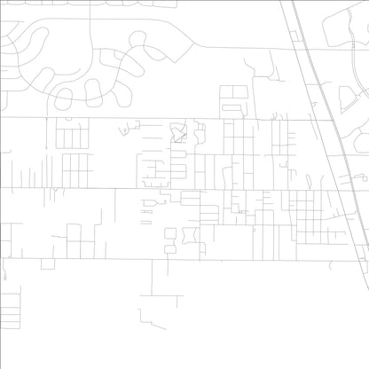 ROAD MAP OF GIFFORD, FLORIDA BY MAPBAKES