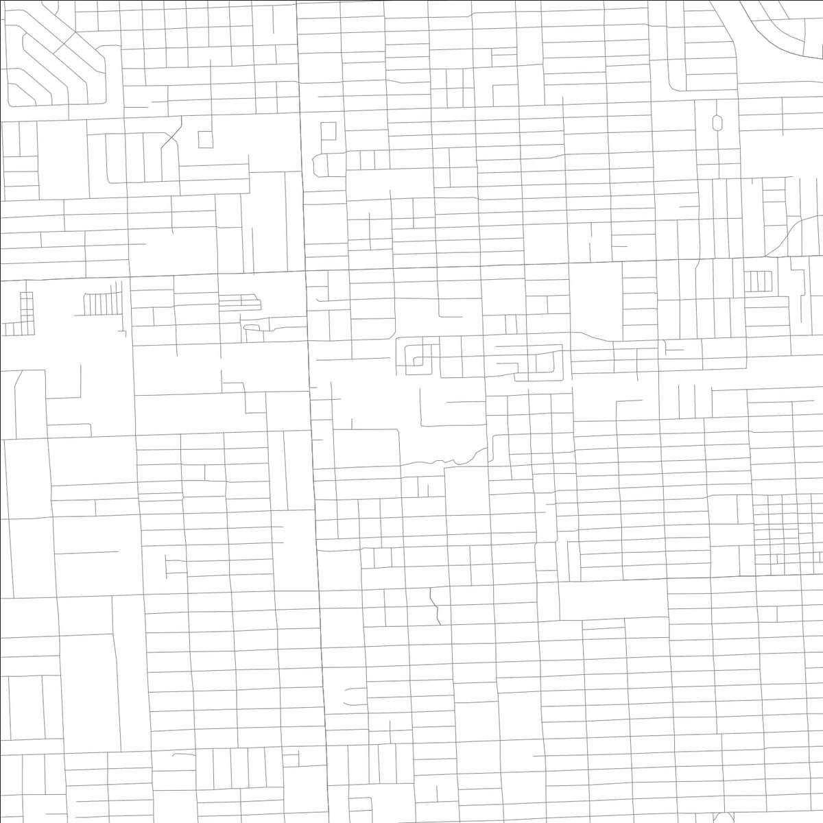 ROAD MAP OF GLADEVIEW, FLORIDA BY MAPBAKES