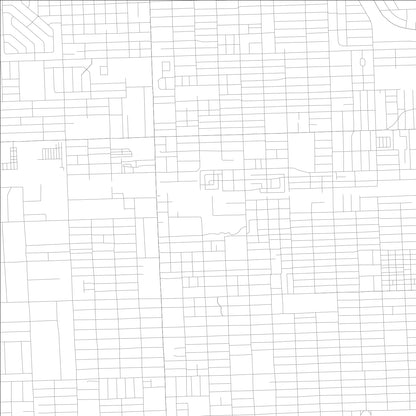 ROAD MAP OF GLADEVIEW, FLORIDA BY MAPBAKES