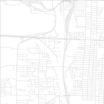 ROAD MAP OF GLEN RIDGE, FLORIDA BY MAPBAKES