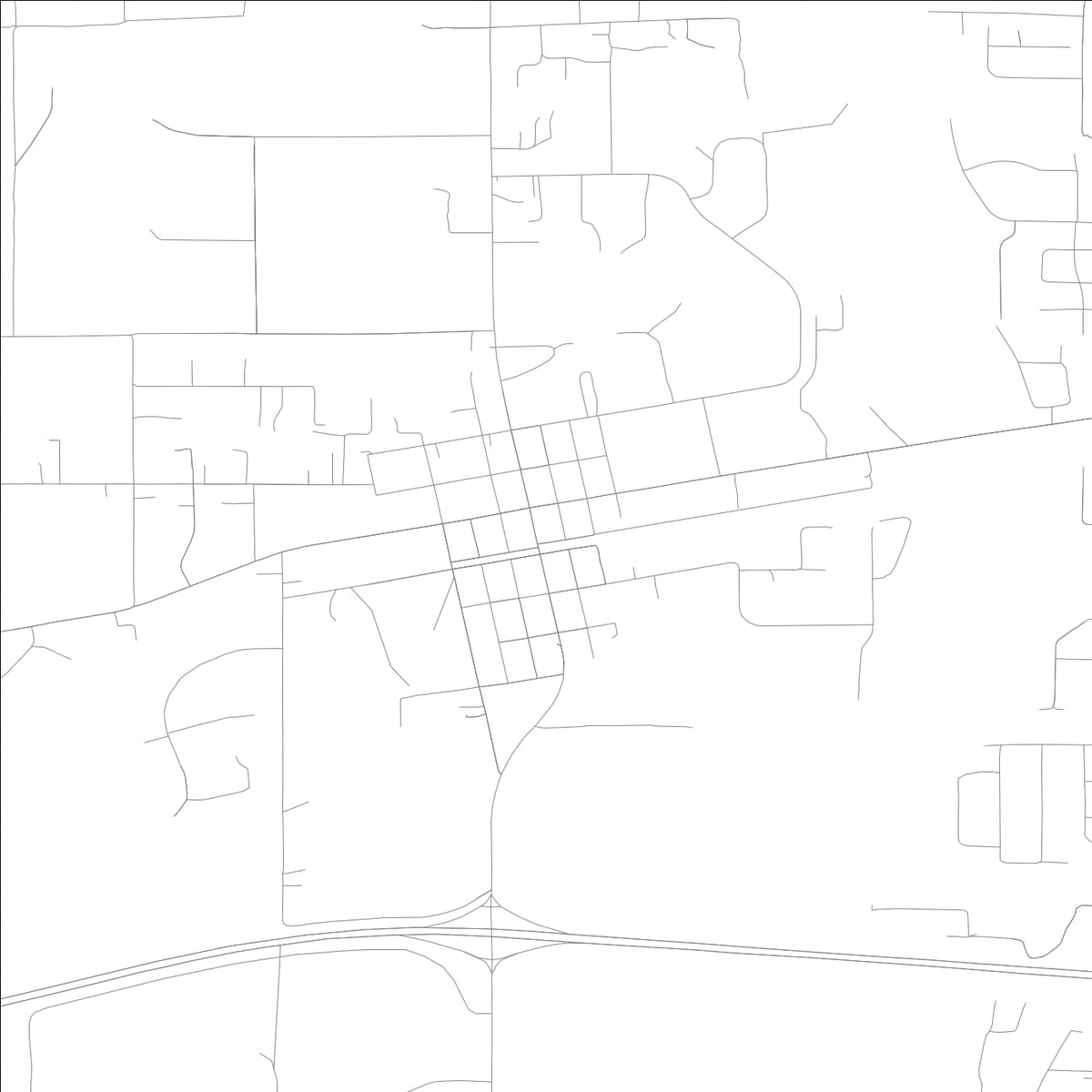 ROAD MAP OF GLEN ST MARY, FLORIDA BY MAPBAKES
