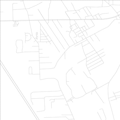 ROAD MAP OF GLENCOE, FLORIDA BY MAPBAKES