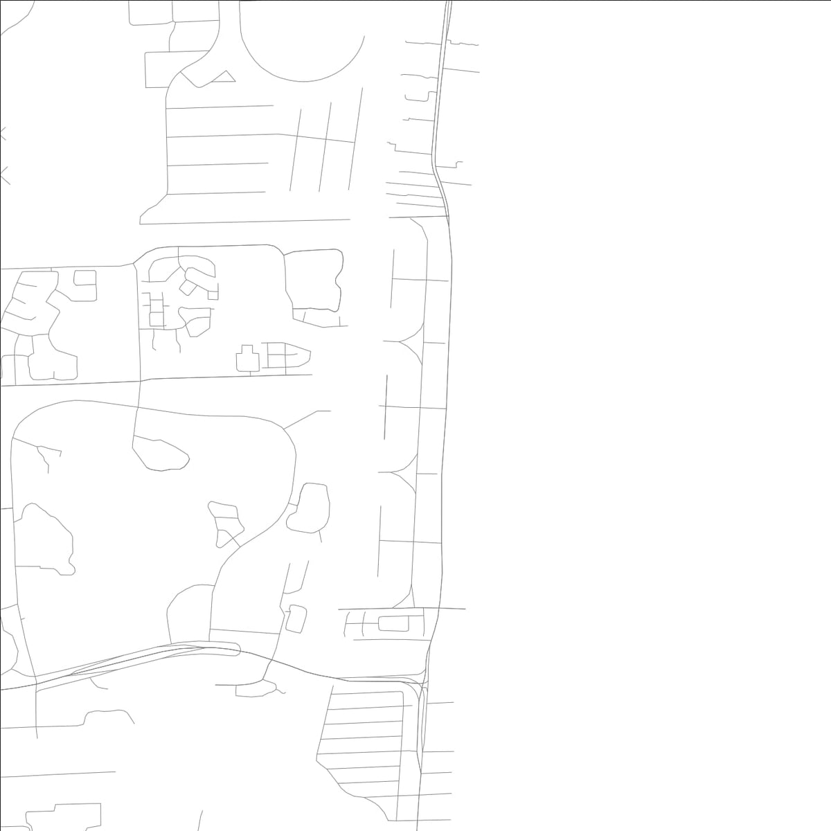 ROAD MAP OF GOLDEN BEACH, FLORIDA BY MAPBAKES