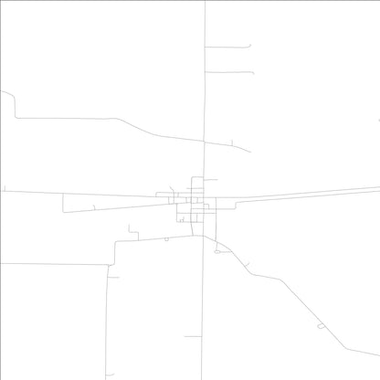 ROAD MAP OF IDAVILLE, INDIANA BY MAPBAKES