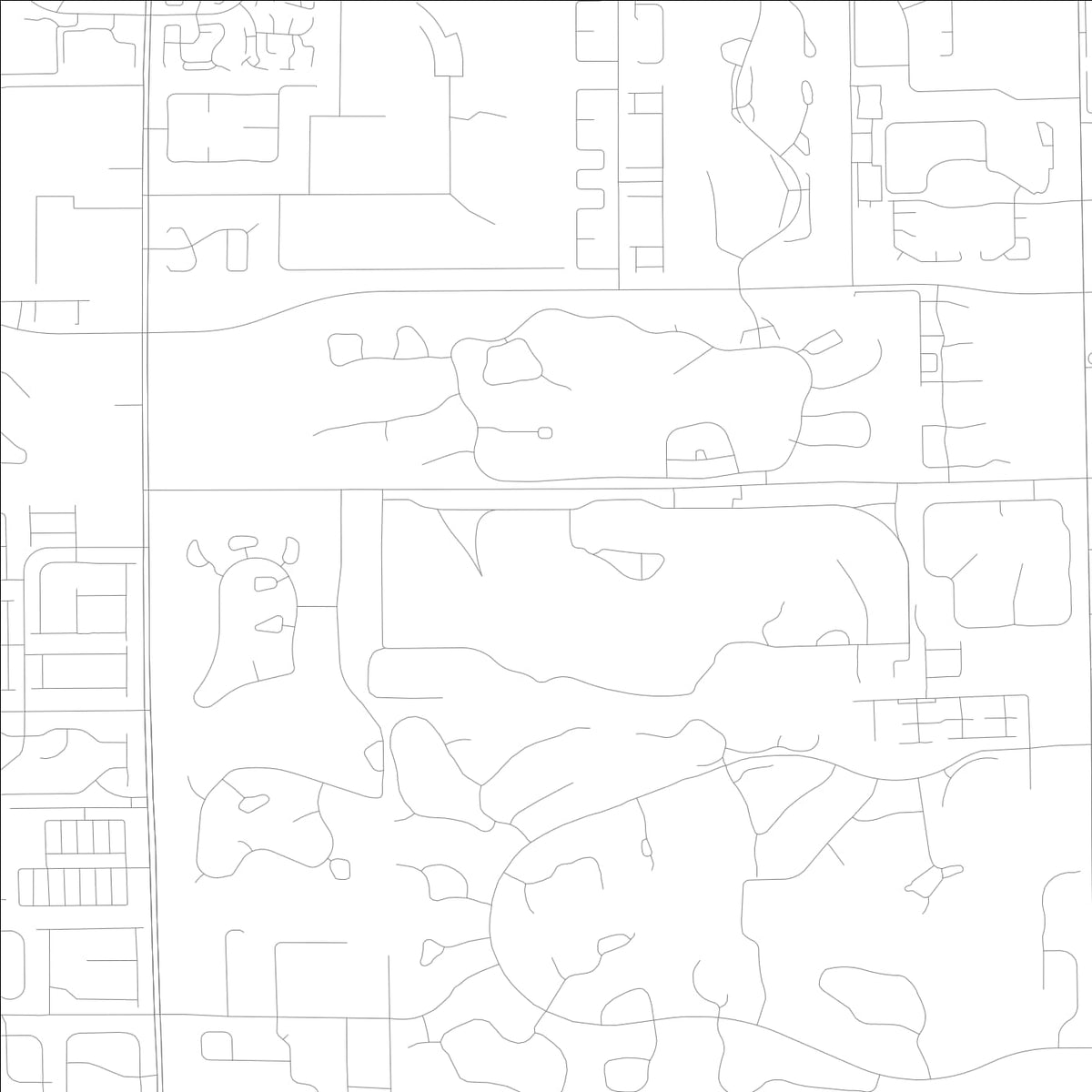 ROAD MAP OF GOLF, FLORIDA BY MAPBAKES