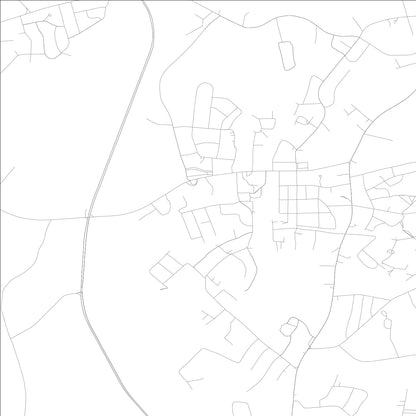 ROAD MAP OF HARDWICK, GEORGIA BY MAPBAKES