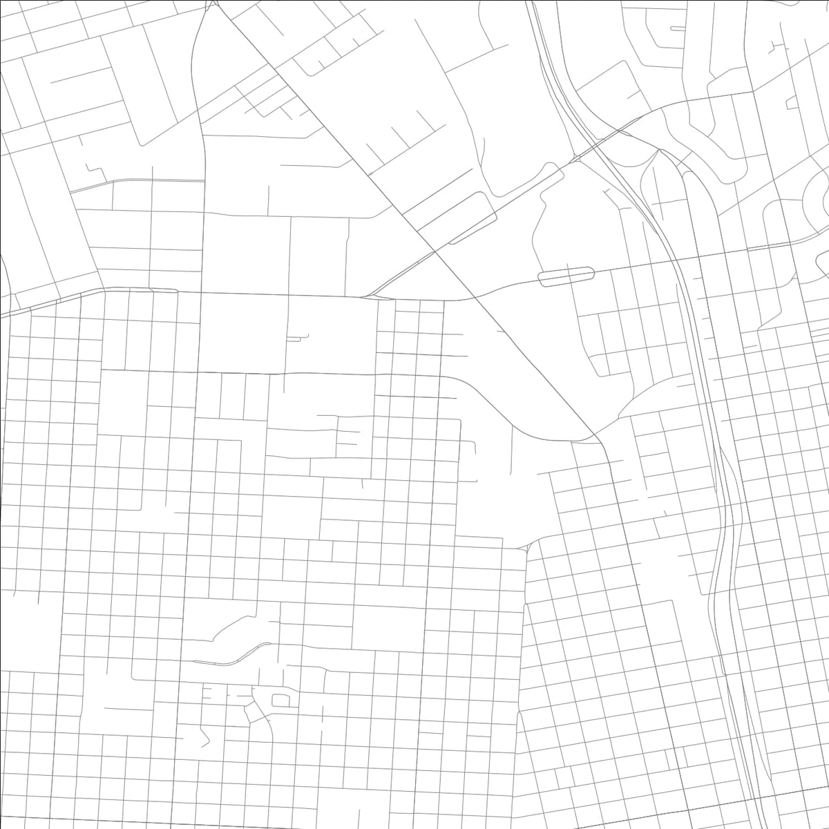 ROAD MAP OF GOULDING, FLORIDA BY MAPBAKES