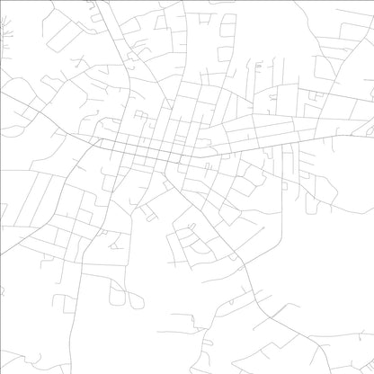 ROAD MAP OF HARTWELL, GEORGIA BY MAPBAKES