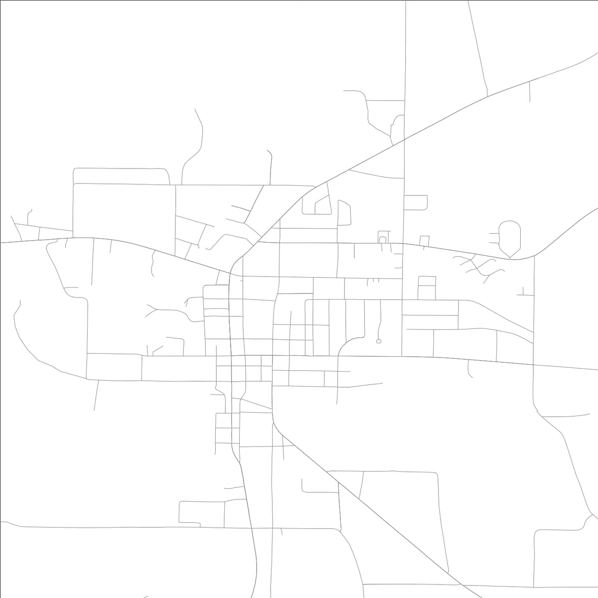 ROAD MAP OF GRACEVILLE, FLORIDA BY MAPBAKES
