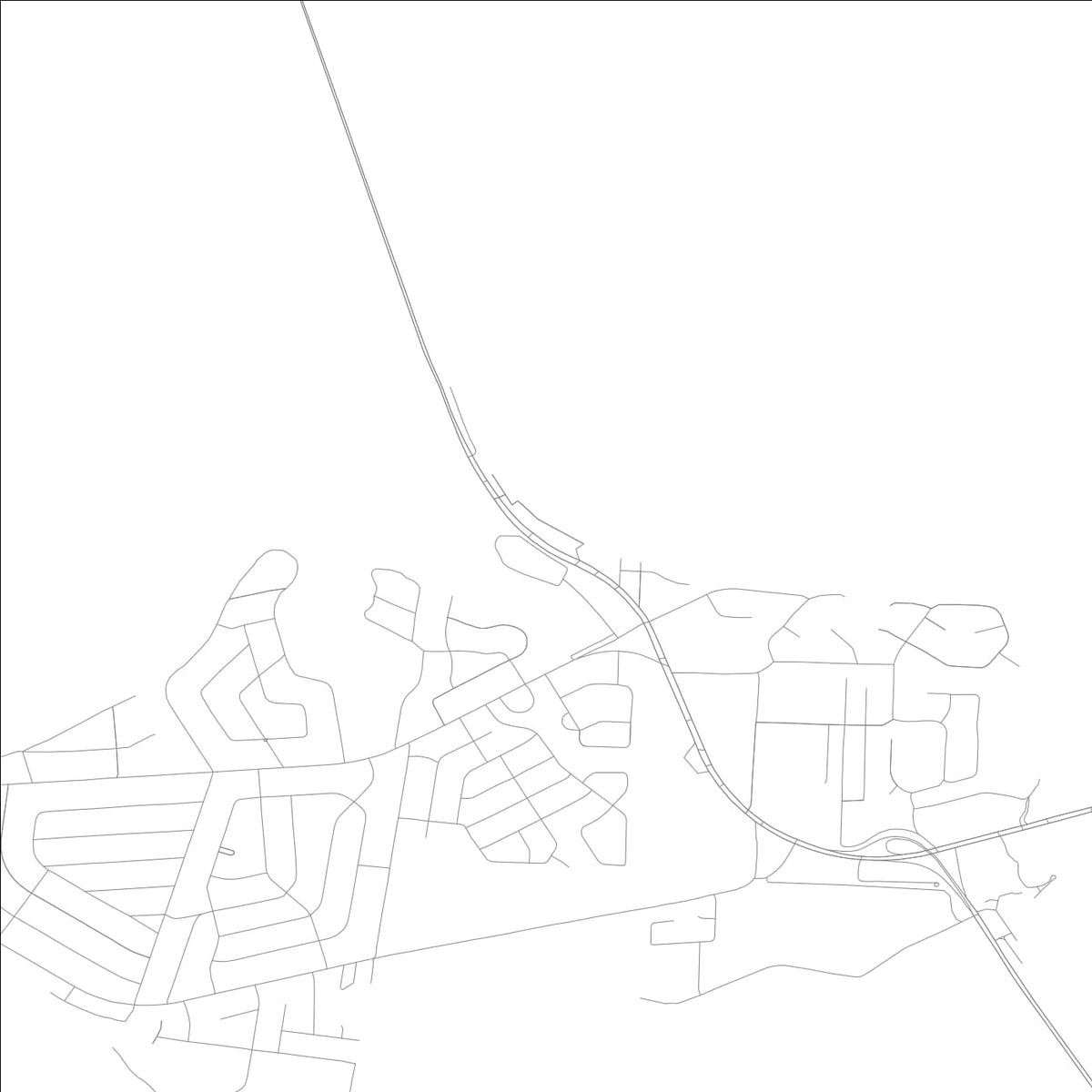 ROAD MAP OF GULF BREEZE, FLORIDA BY MAPBAKES