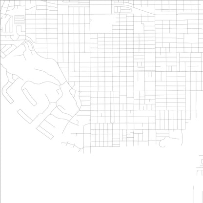 ROAD MAP OF GULFPORT, FLORIDA BY MAPBAKES