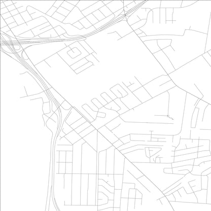 ROAD MAP OF LYNNVIEW, KENTUCKY BY MAPBAKES