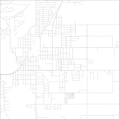 ROAD MAP OF HAINES CITY, FLORIDA BY MAPBAKES