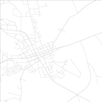 ROAD MAP OF HOMERVILLE, GEORGIA BY MAPBAKES