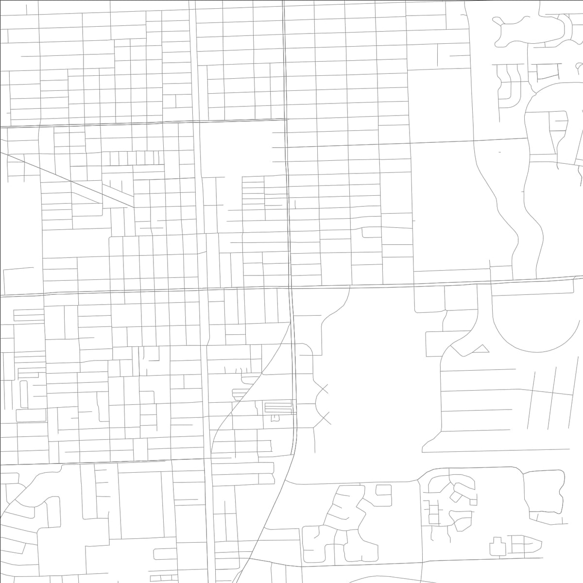 ROAD MAP OF HALLANDALE BEACH, FLORIDA BY MAPBAKES