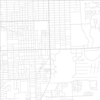 ROAD MAP OF HALLANDALE BEACH, FLORIDA BY MAPBAKES