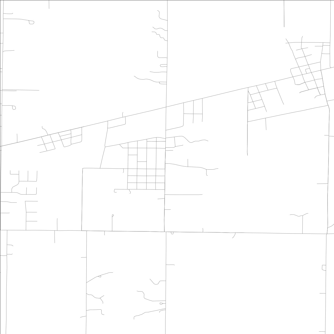 ROAD MAP OF KNIGHTSVILLE, INDIANA BY MAPBAKES