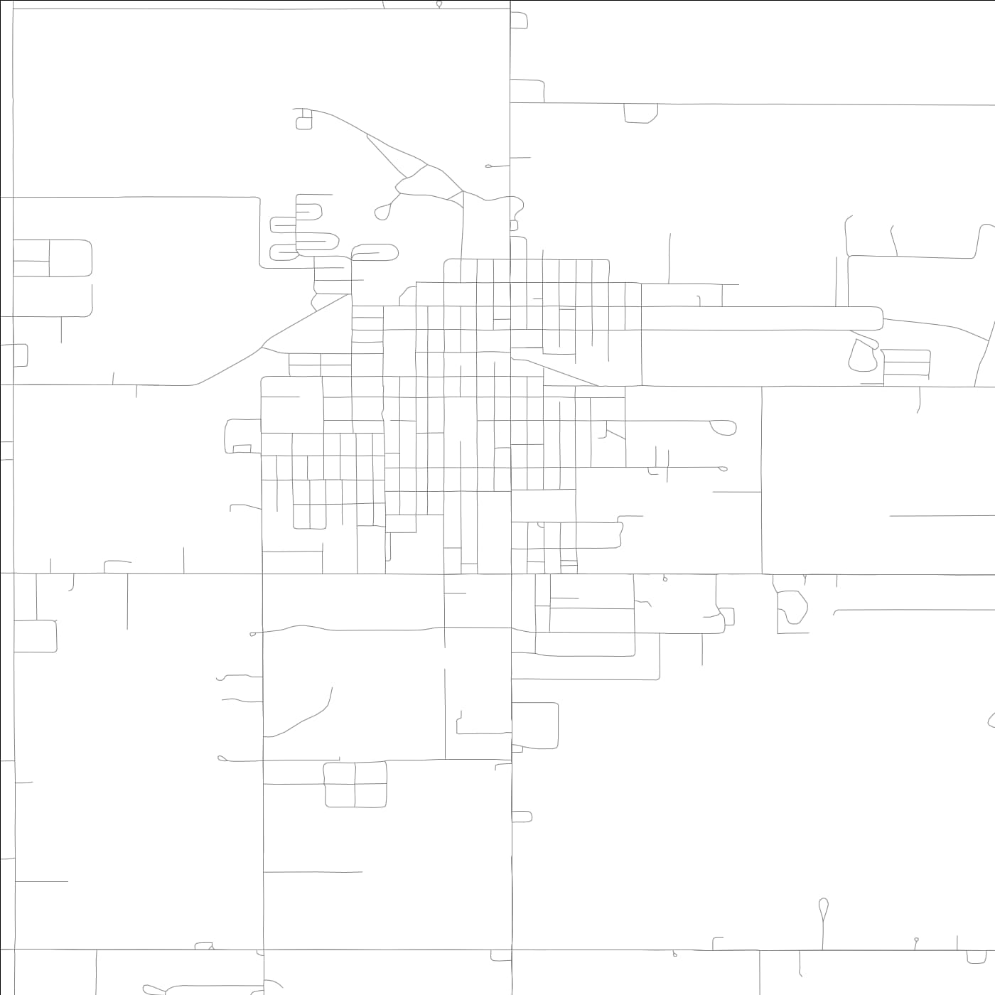 ROAD MAP OF KNOX, INDIANA BY MAPBAKES