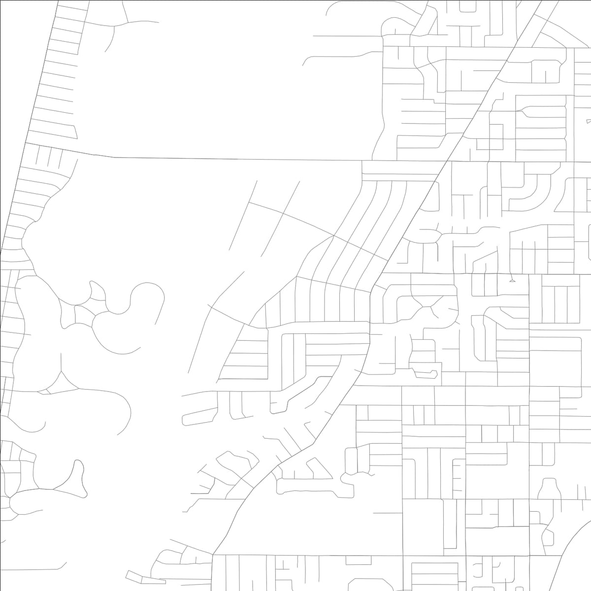 ROAD MAP OF HARBOR BLUFFS, FLORIDA BY MAPBAKES