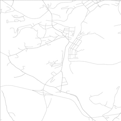 ROAD MAP OF MANCHESTER, KENTUCKY BY MAPBAKES