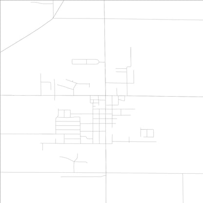 ROAD MAP OF KOUTS, INDIANA BY MAPBAKES