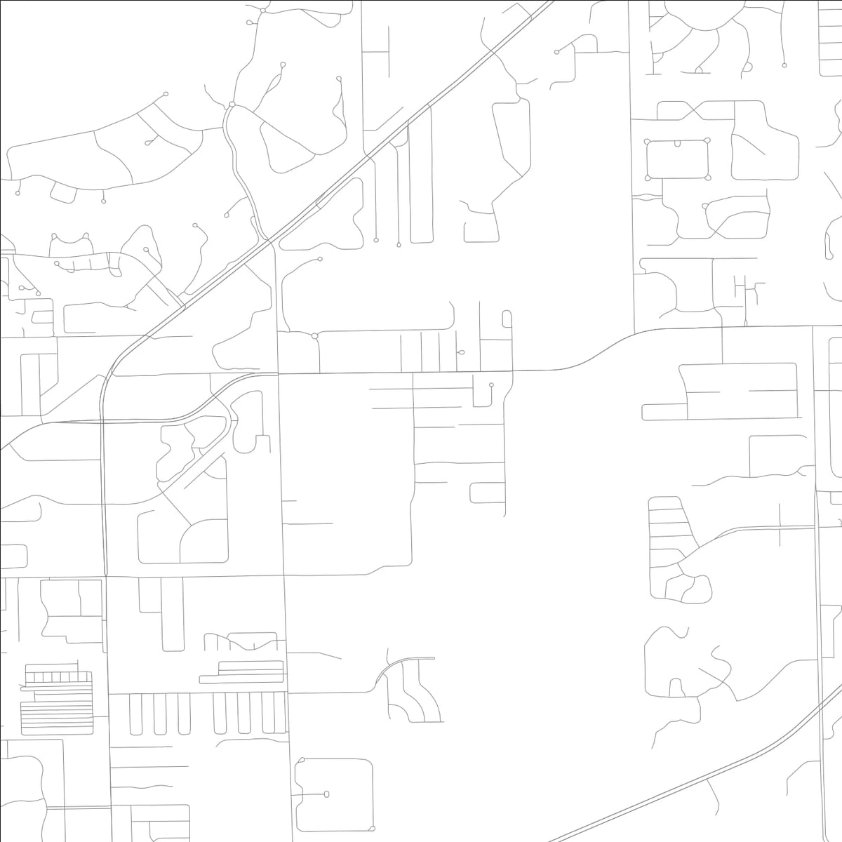 ROAD MAP OF HARLEM HEIGHTS, FLORIDA BY MAPBAKES
